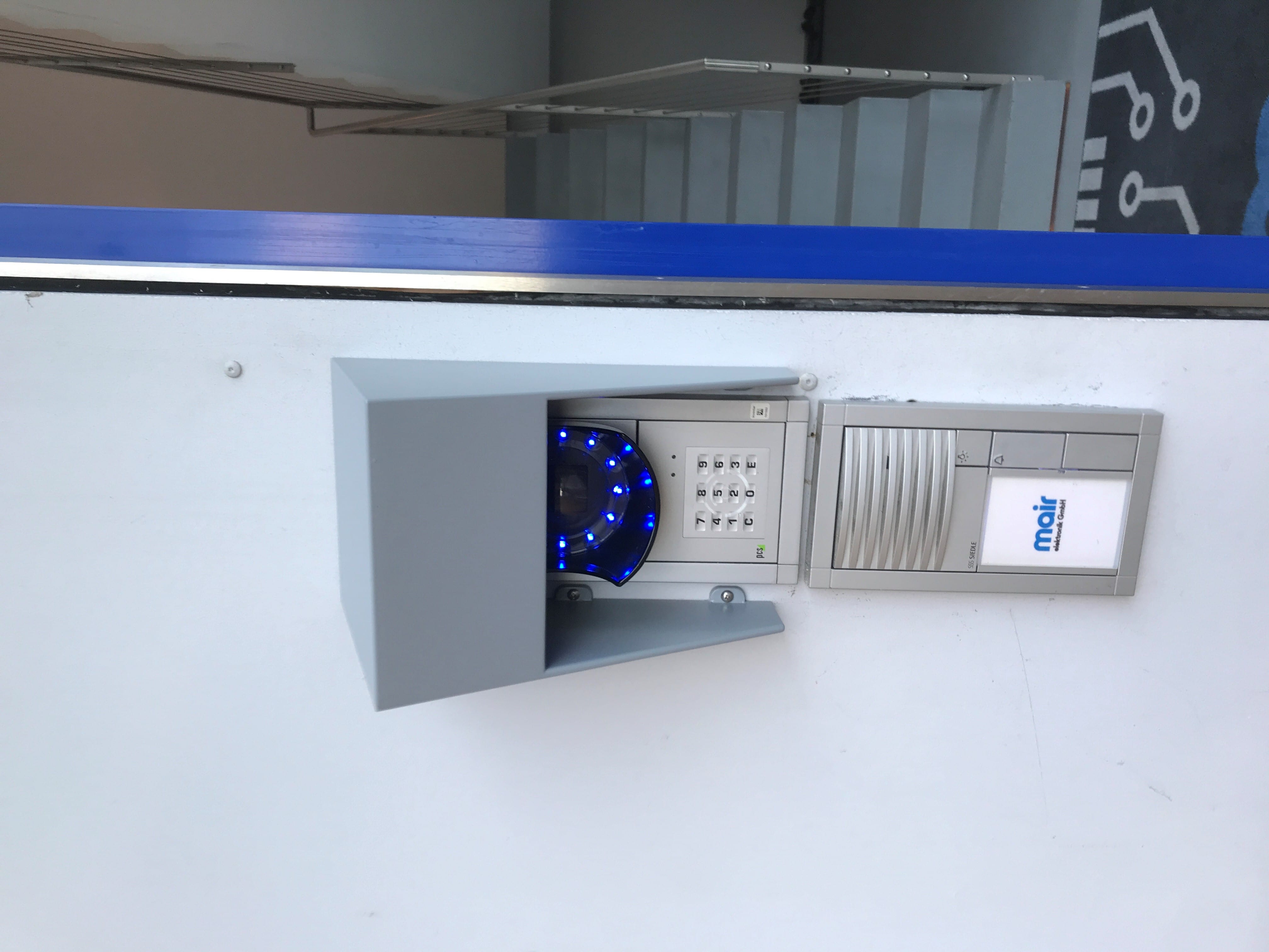 Beschattung für Handscanner